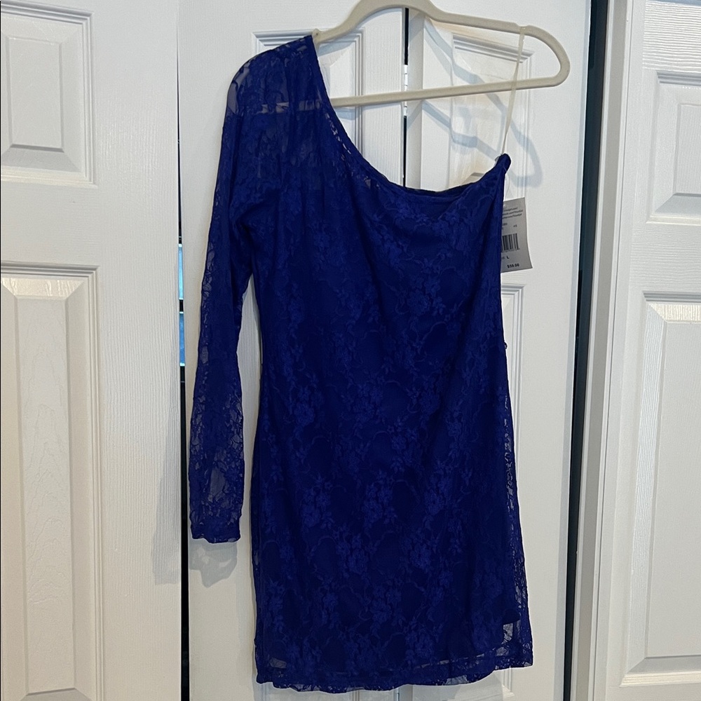 Trixxi Royal Blue lace Dress
